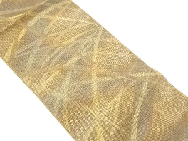 JAPANESE KIMONO / NAGOYA OBI FOR SUMMER / PULPE CLOTH / WOVEN GRASS